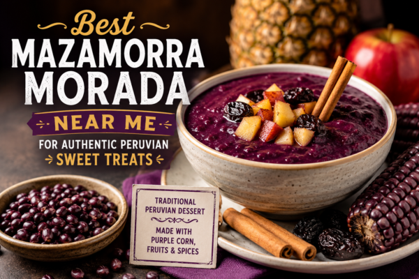 Best Mazamorra Morada Near Me