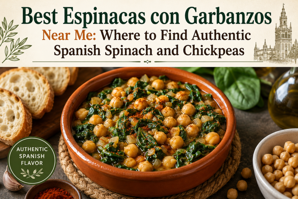 Best Espinacas con Garbanzos Near Me